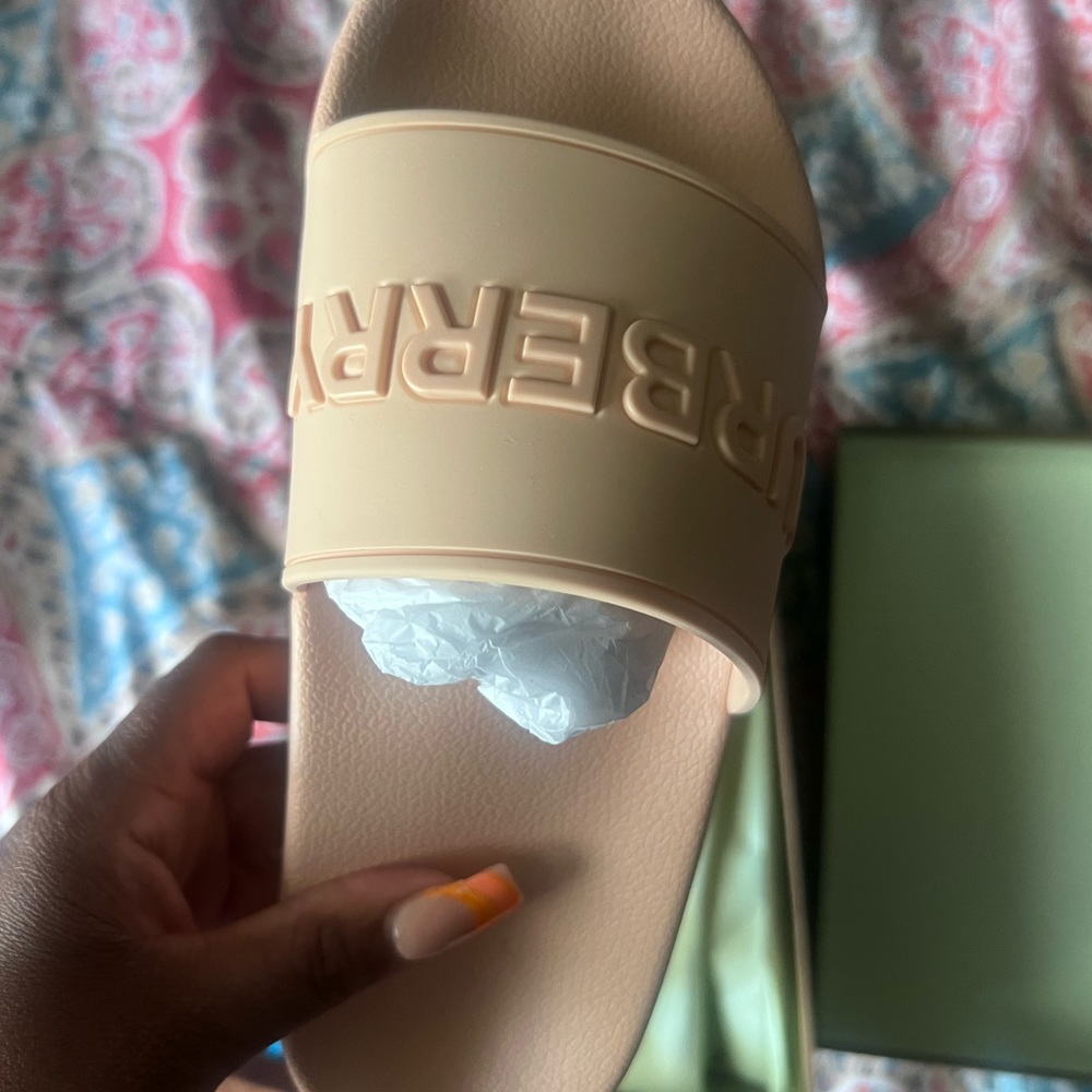 Burberry slides, size 38 new